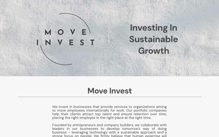 Screenshot von moveinvest.se