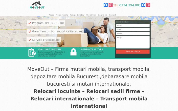 Screenshot of moveout.ro