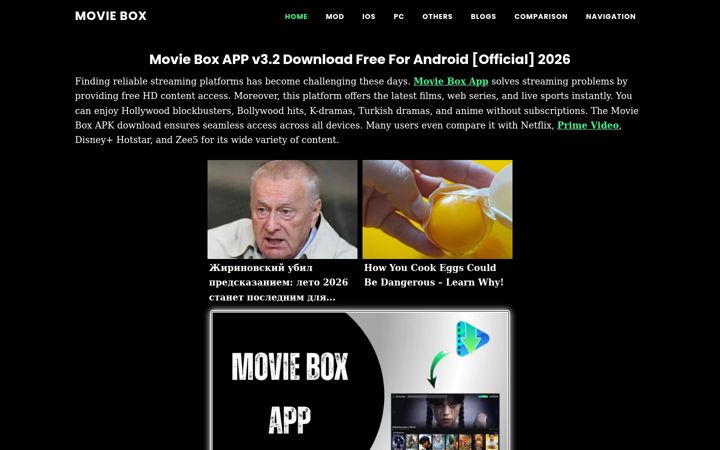 Zrzut ekranu moviebox4u.app
