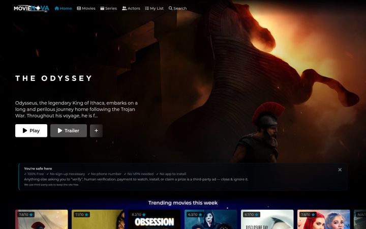 Screenshot of movienova.sc