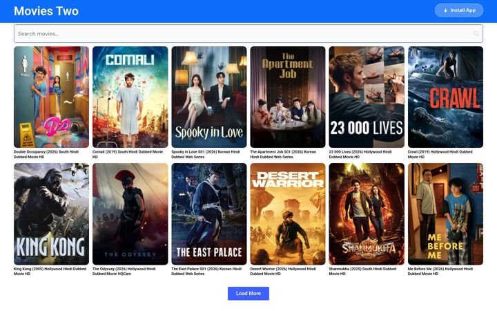 Skärmbild av moviestwo.com