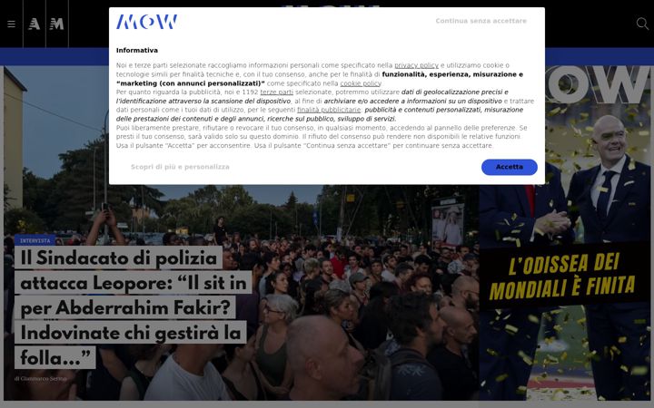 Screenshot of mowmag.com