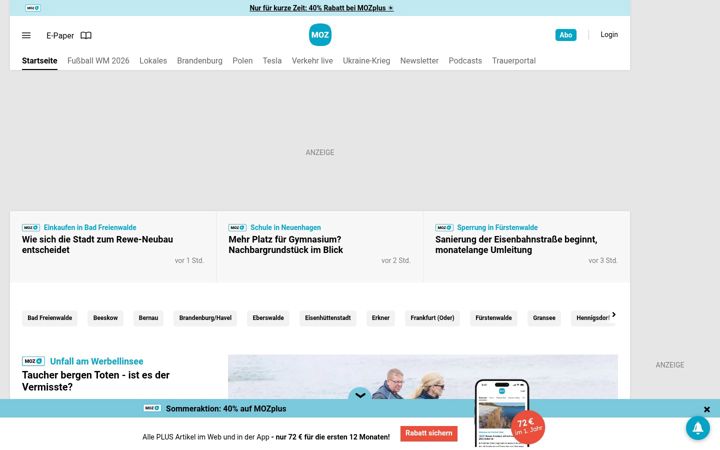 Screenshot van moz.de