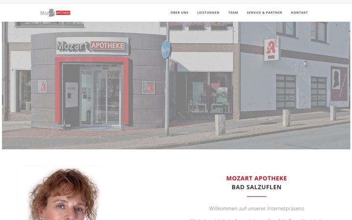 Screenshot van mozartapotheke.com