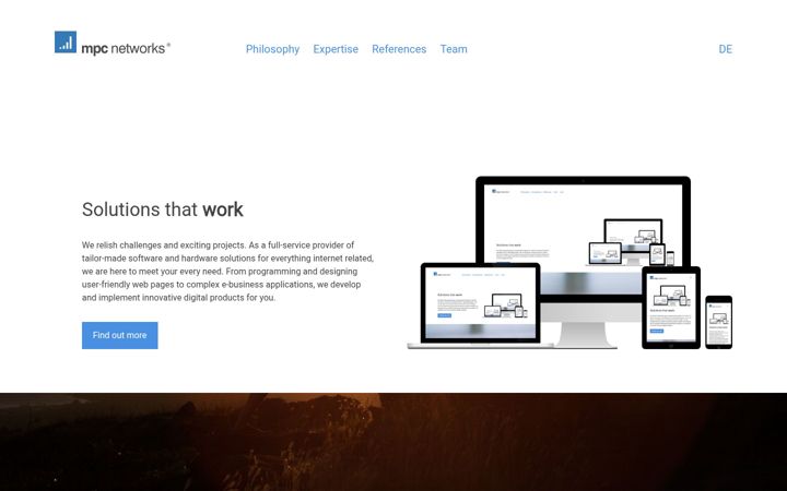 Screenshot of mpcnet.de