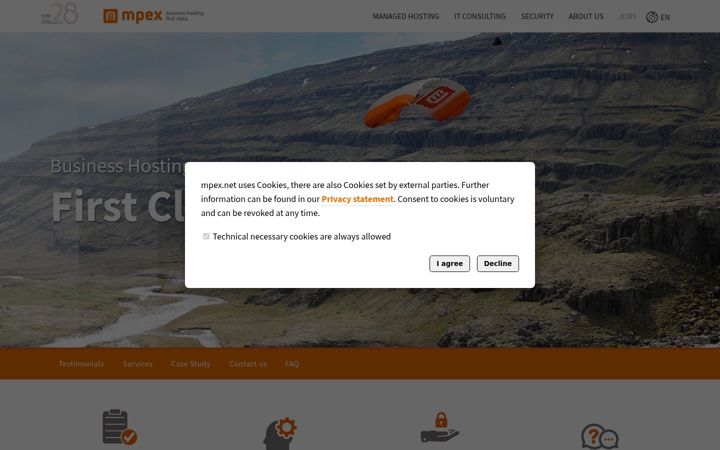 Screenshot of mpex.net