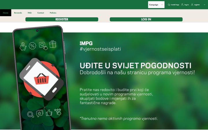 Screenshot ta' mpgvjernostzanajmlade.com