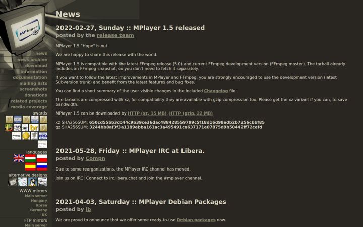 mplayerhq.hu