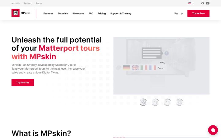 Screenshot of mpskin.com