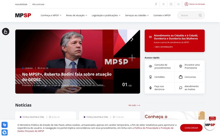 Skærmbillede af mpsp.mp.br