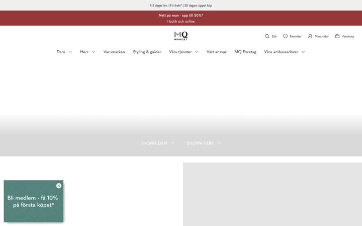 Screenshot of mq.se
