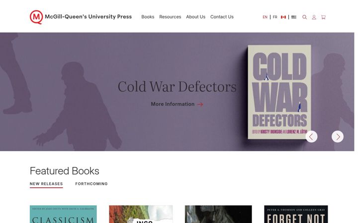 Screenshot of mqup.ca