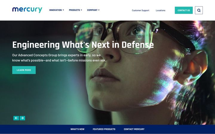 Screenshot of mrcy.com