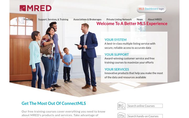Screenshot of mredllc.com