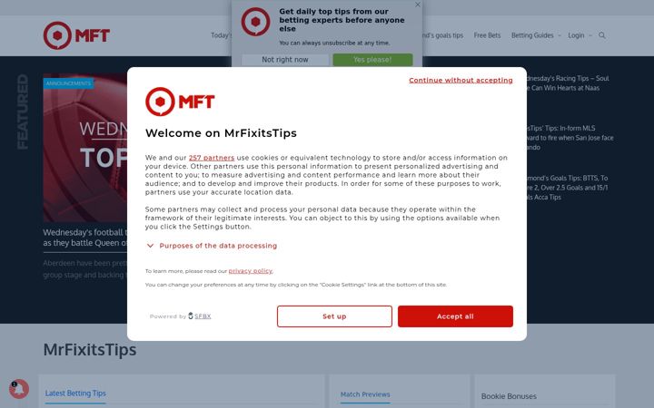 Screenshot of mrfixitstips.co.uk