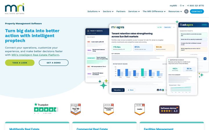 Snimka zaslona za mrisoftware.com