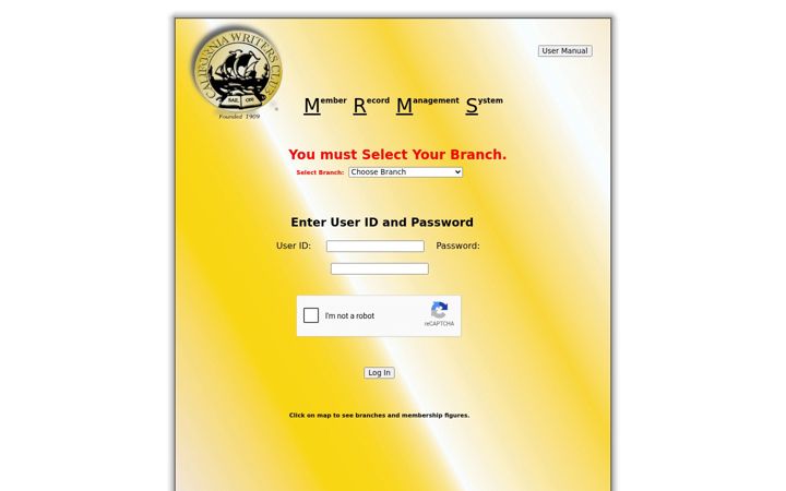 Screenshot of mrmsys.org
