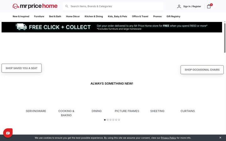Screenshot of mrphome.com