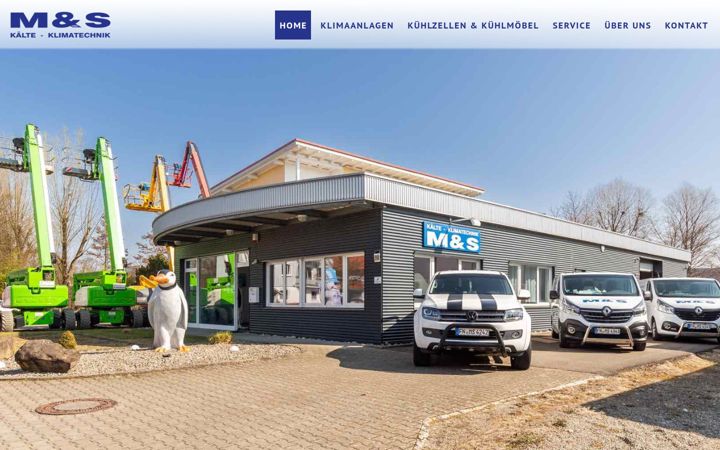 Skærmbillede af ms-kaelte-klimatechnik.de