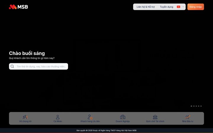 Screenshot di msb.com.vn