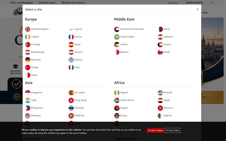 Screenshot of msbm.org.uk