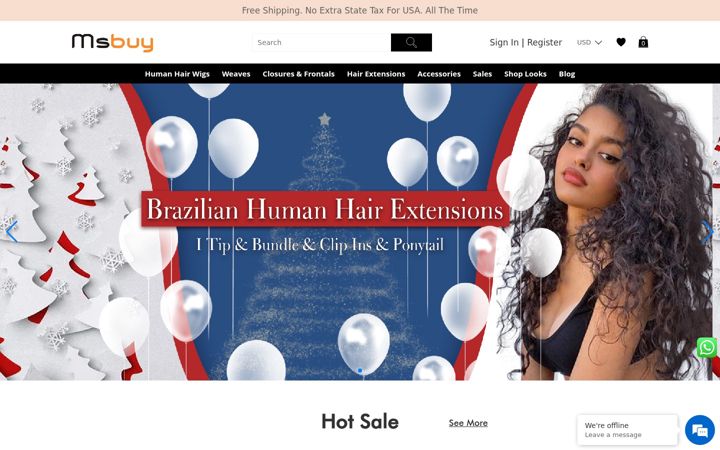 Screenshot of msbuy.com