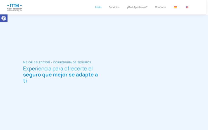 Captura de pantalla de mscorreduria.es