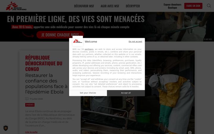Screenshot of msf.fr