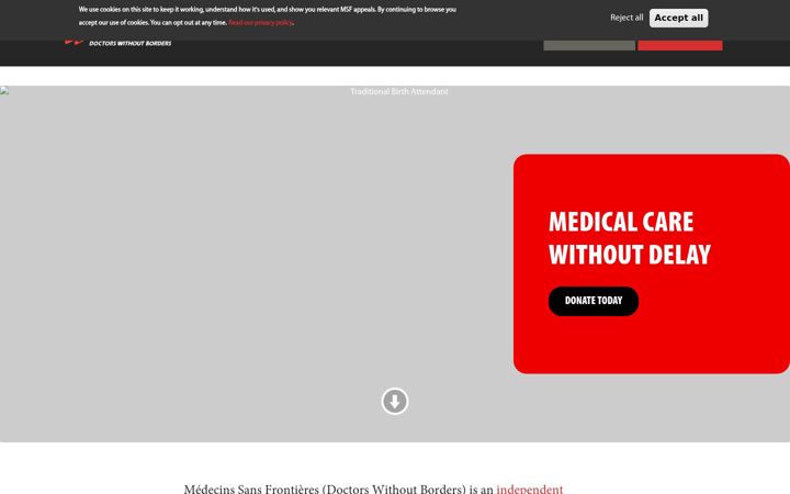 Screenshot of msf.org.au