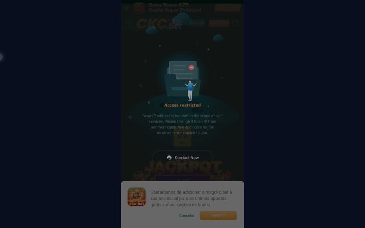 Screenshot of msgckc.bet