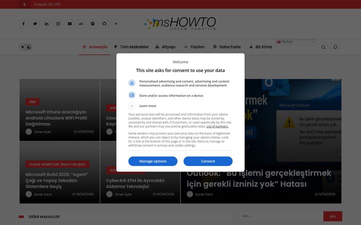 Kuvakaappaus sivustosta mshowto.org