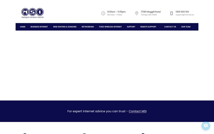 Screenshot of msi.net.au