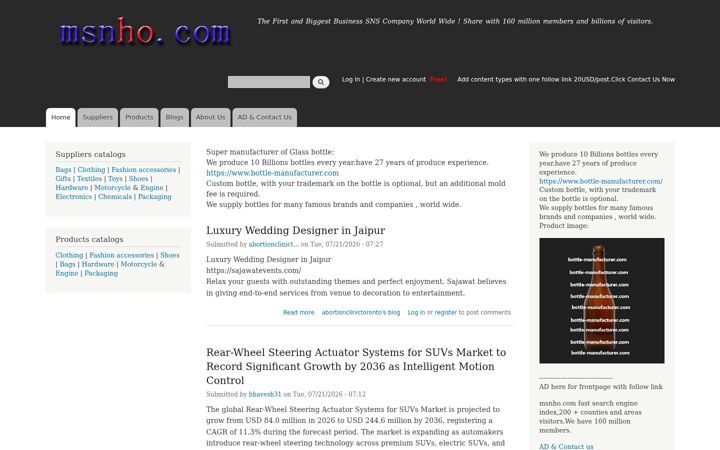 Screenshot of msnho.com