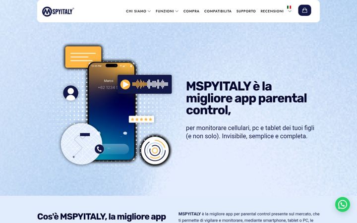 Screenshot di mspyitaly.com