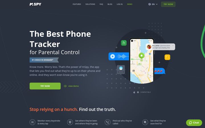 Screenshot of mspyonline.com