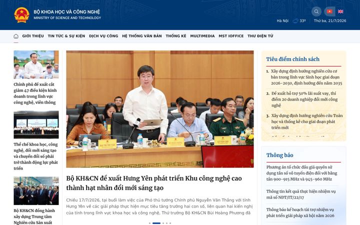 Screenshot van mst.gov.vn