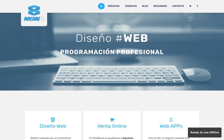 Screenshot of msweb.es