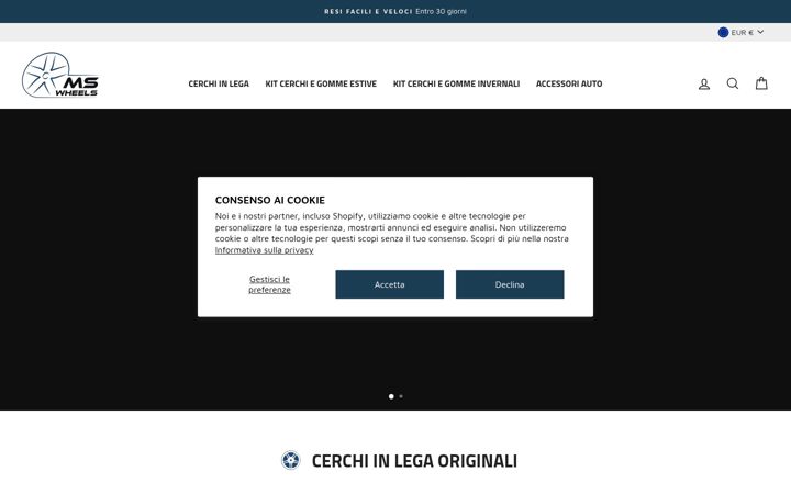 Screenshot of mswheels.it
