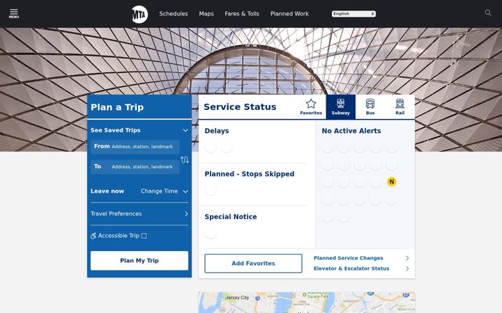 Screenshot of mta.org