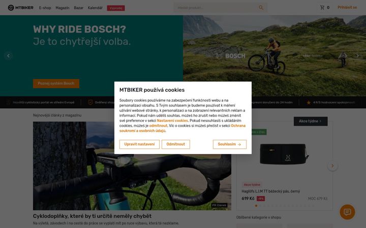 Screenshot of mtbiker.cz