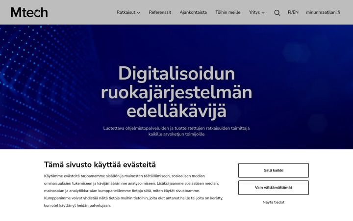 Screenshot of mtech.fi