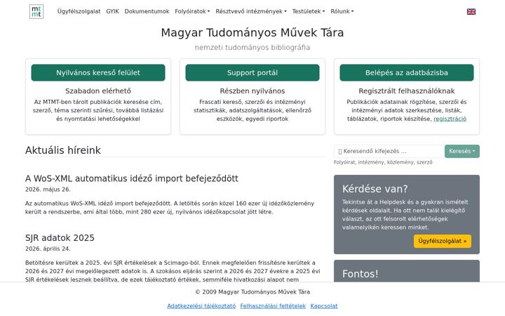 Screenshot of mtmt.hu