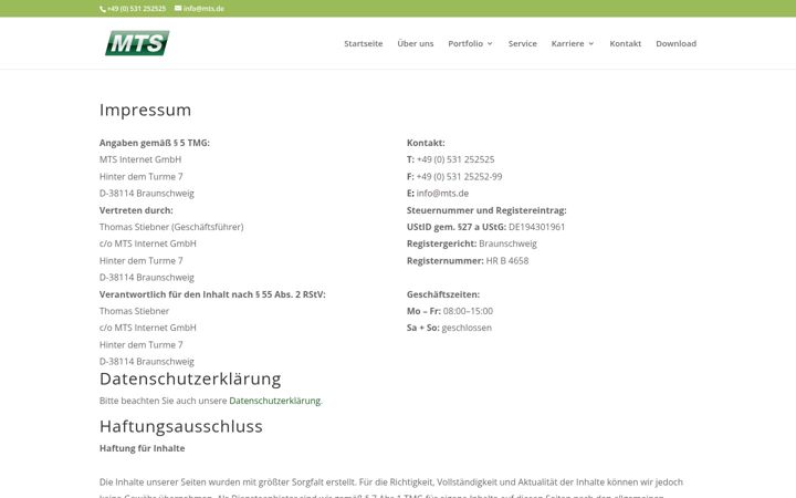 Screenshot of mts-ip.net