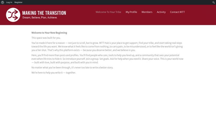 Screenshot of mtthub.org