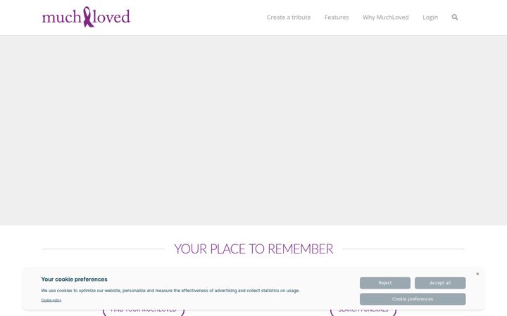Екранна снимка на muchloved.com