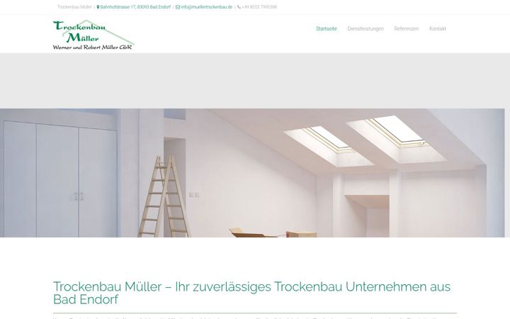 Screenshot di muellertrockenbau.de
