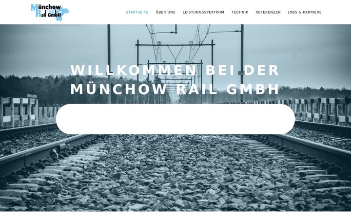 Captură de ecran a muenchow-rail.de