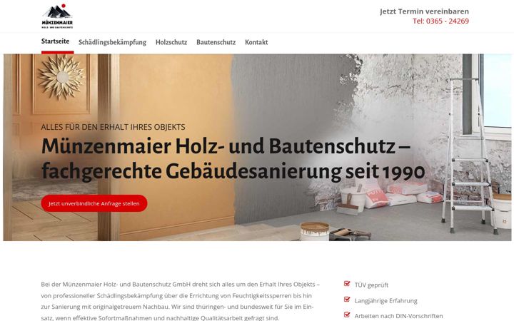 Screenshot ta' muenzenmaier-gera.de