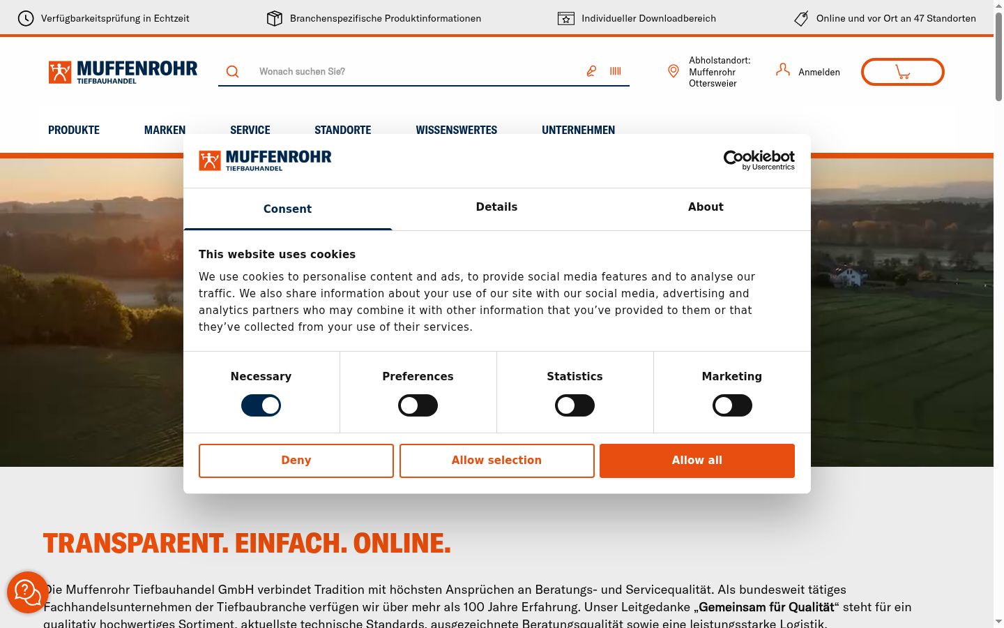 Sutikimo reklamjuostės, rodytos prieš bet kokią sąveiką, ekrano kopija