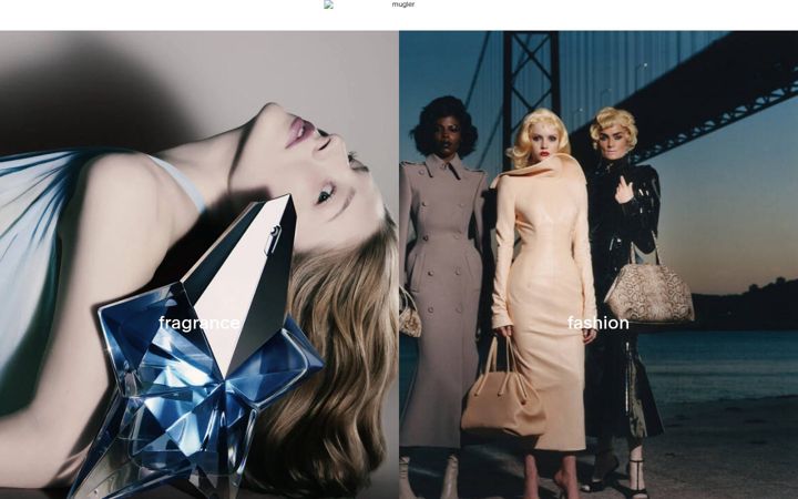 Screenshot of mugler.com